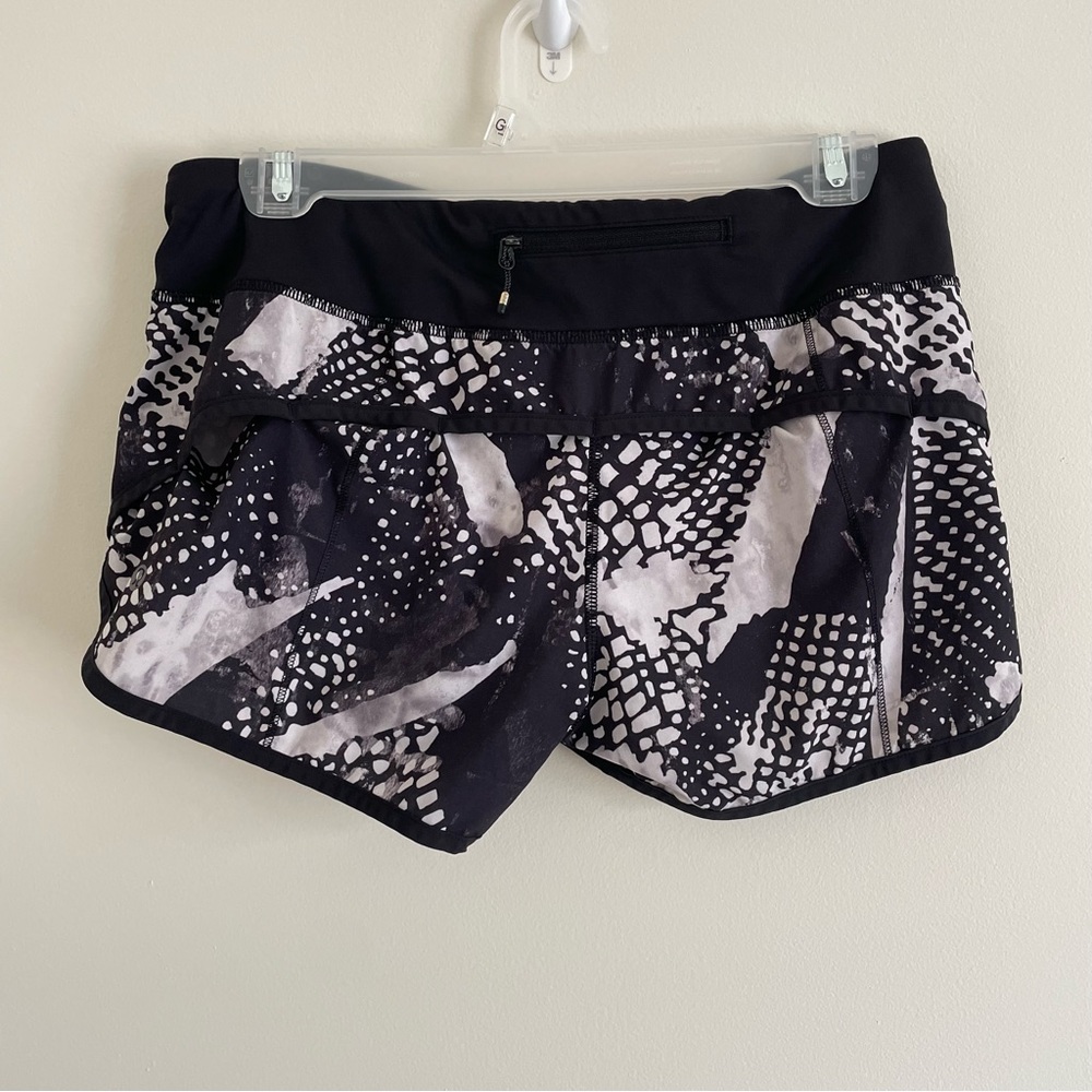 Lululemon Speed Short Static Mist White Black / Black - Picture 3 of 4